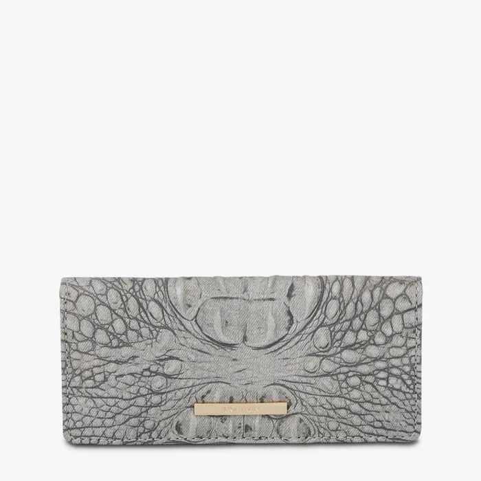 Women Brahmin Wallets and Wristlets Ady Wallet Fairest Grey Tetra