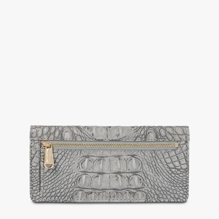 Women Brahmin Wallets and Wristlets Ady Wallet Fairest Grey Tetra