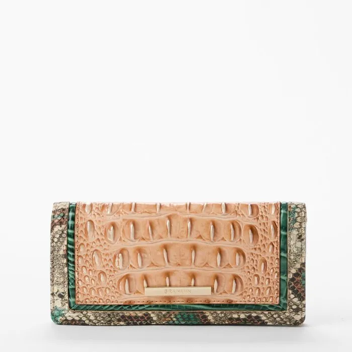 Women Brahmin Wallets and Wristlets Ady Wallet Honey Brown Devonshire