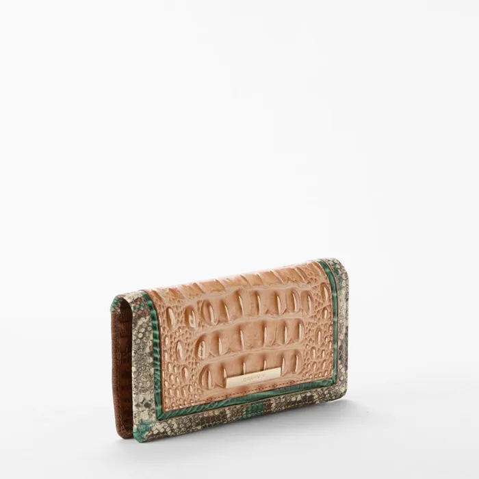 Women Brahmin Wallets and Wristlets Ady Wallet Honey Brown Devonshire