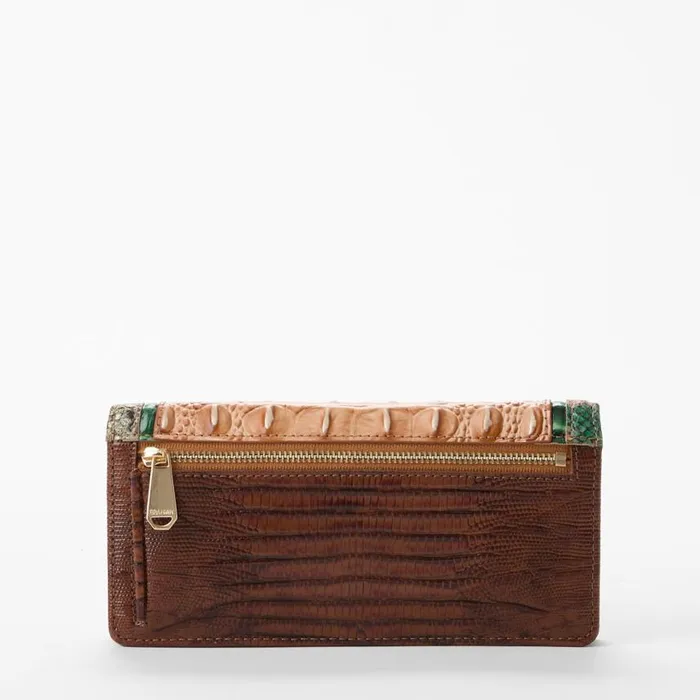 Women Brahmin Wallets and Wristlets Ady Wallet Honey Brown Devonshire
