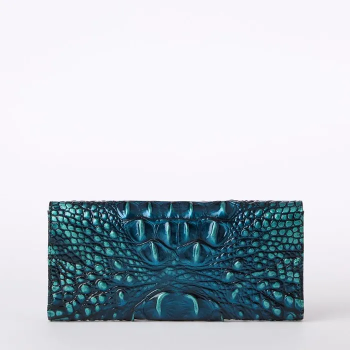 Women Brahmin Wallets and Wristlets Veronica Blue Patina Melbourne
