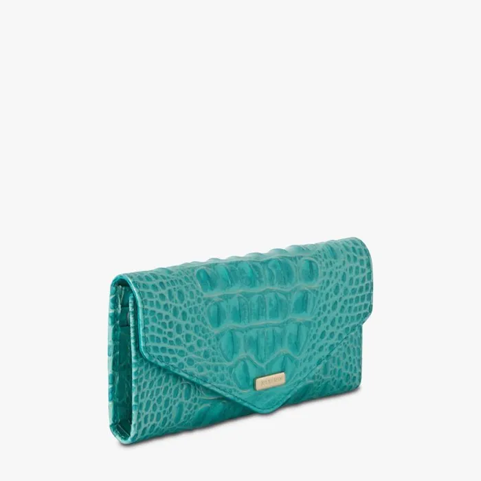 Women Brahmin Wallets and Wristlets Veronica Mermaid Green