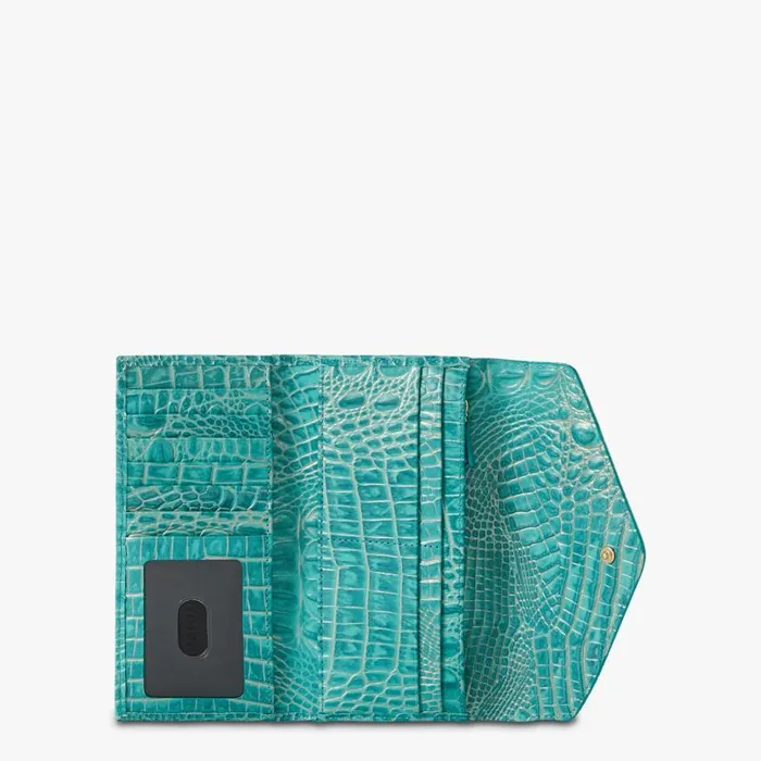 Women Brahmin Wallets and Wristlets Veronica Mermaid Green