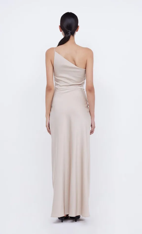Women Bridesmaids Bec Bridge ETERNITY ASYM MAXI DRESS Sand
