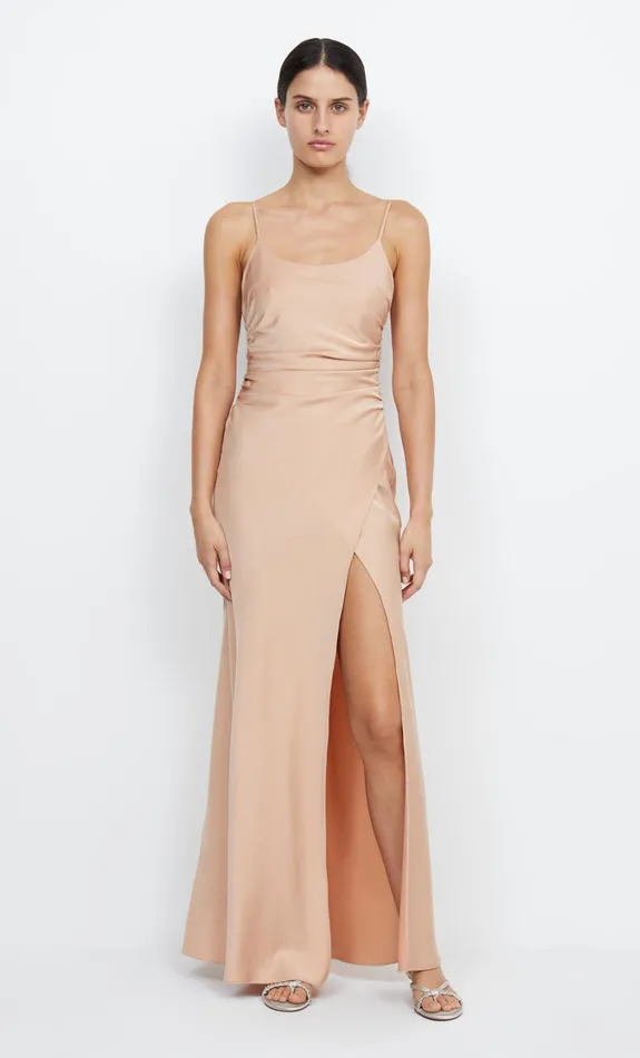 Women Bridesmaids Bec Bridge ETERNITY SCOOP MAXI DRESS Rose Gold