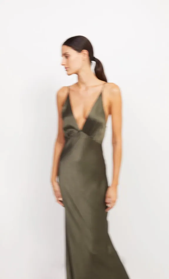 Women Bridesmaids Bec Bridge MOON DANCE V MAXI DRESS Dark Willow