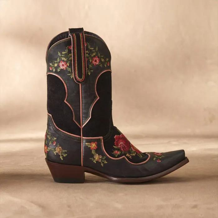 Women Bridget Blooms Boots Black Sundance Catalog Boots