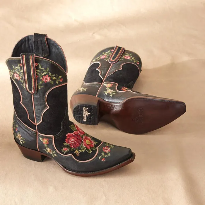 Women Bridget Blooms Boots Black Sundance Catalog Boots Women Bridget Blooms Boots Black Sundance Catalog Boots