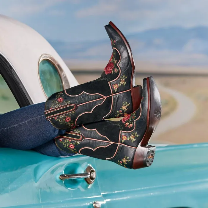 Women Bridget Blooms Boots Black Sundance Catalog Boots Women Bridget Blooms Boots Black Sundance Catalog Boots
