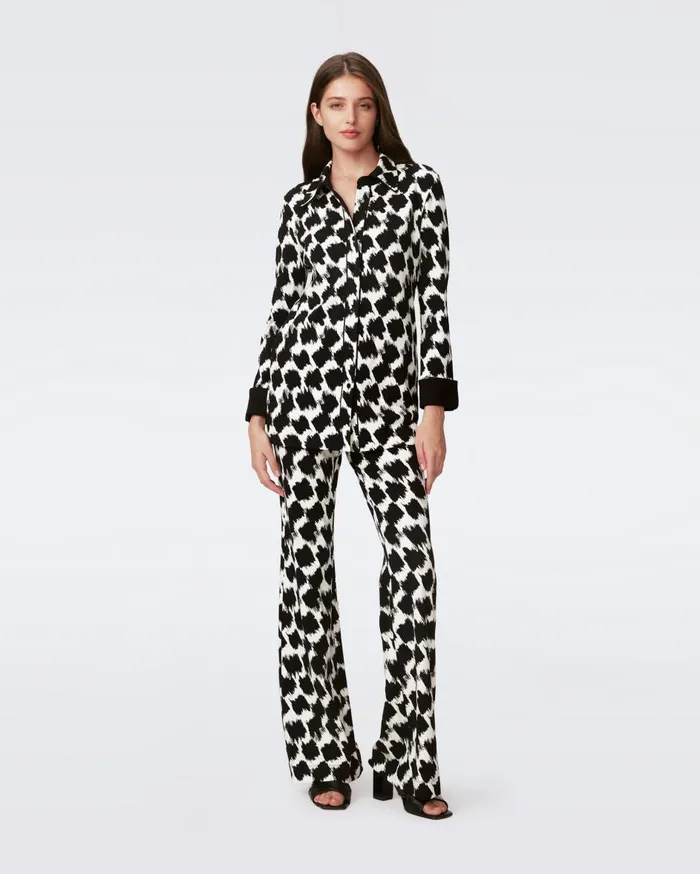 Women Brooklyn Pants Brush Tooth DVF Pants and Shorts
