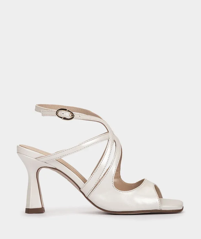 Women Cetara White 8211 Heeled Sandals Pedro Miralles
