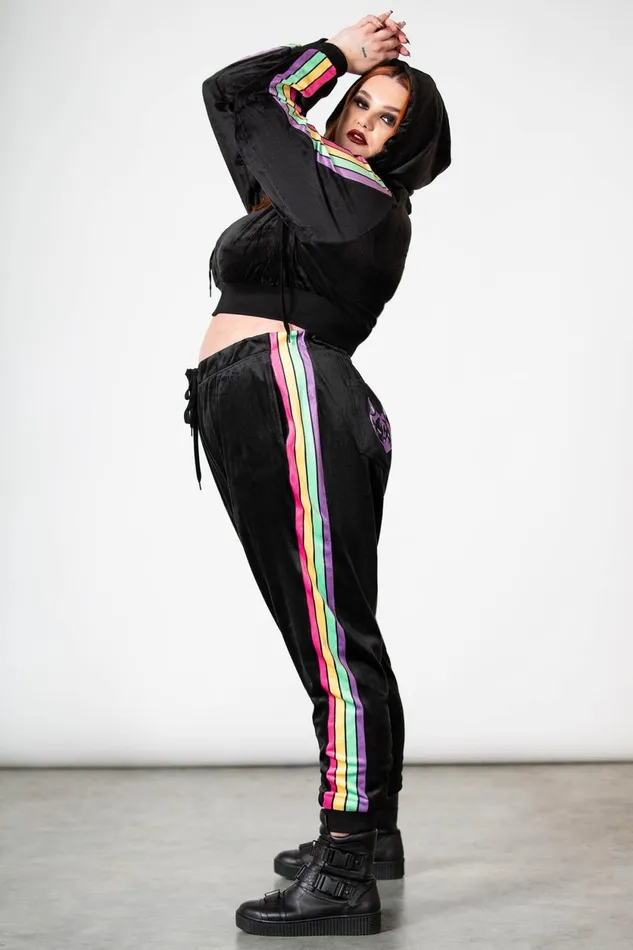 Women Chill Out Killstar Coven Chill Velour Joggers
