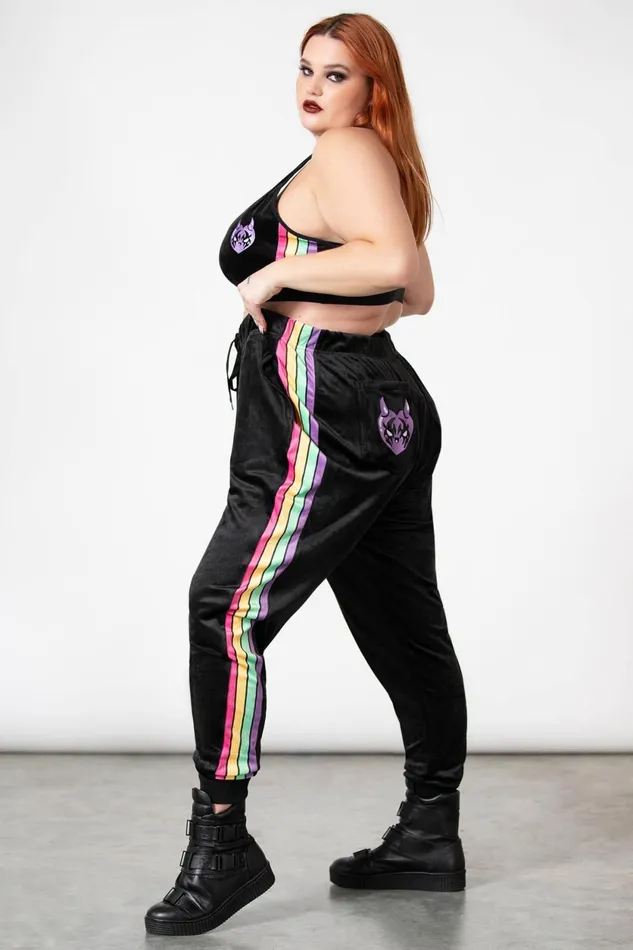 Women Chill Out Killstar Coven Chill Velour Joggers