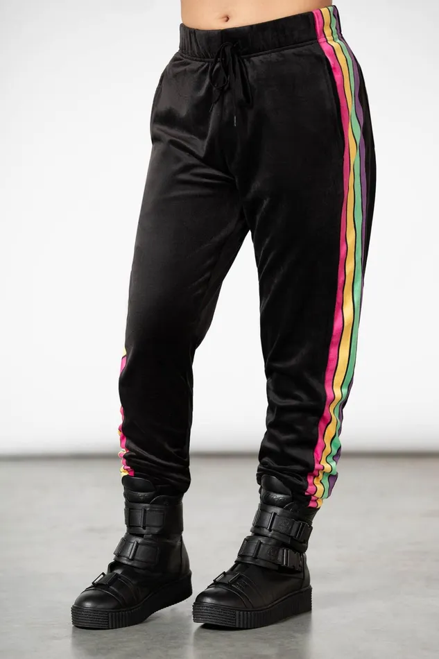 Women Chill Out Killstar Coven Chill Velour Joggers