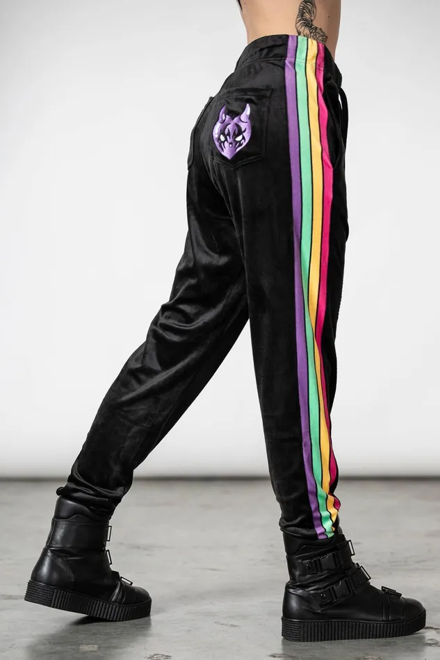 Women Chill Out Killstar Coven Chill Velour Joggers