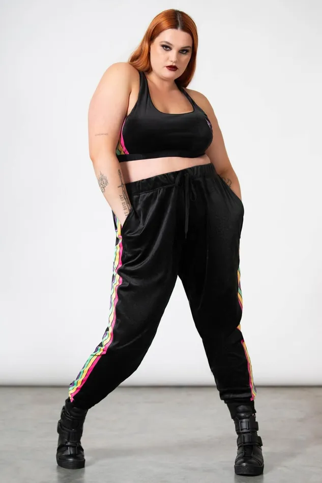 Women Chill Out Killstar Coven Chill Velour Joggers