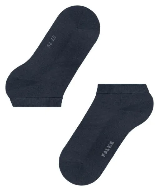 Women ClimaWool Women Sneaker Socks Navy Mel FALKE Ankle Socks