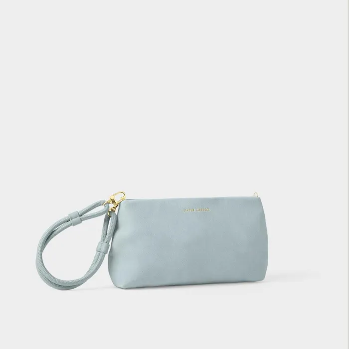 Women Clutch Bags and Pouches Katie Loxton Asha Clutch Bag In Blue Mist