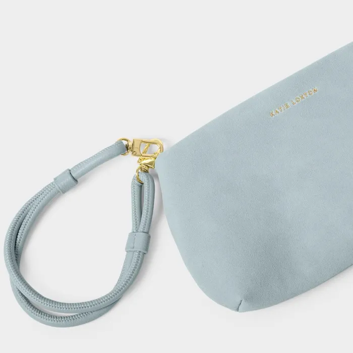 Women Clutch Bags and Pouches Katie Loxton Asha Clutch Bag In Blue Mist