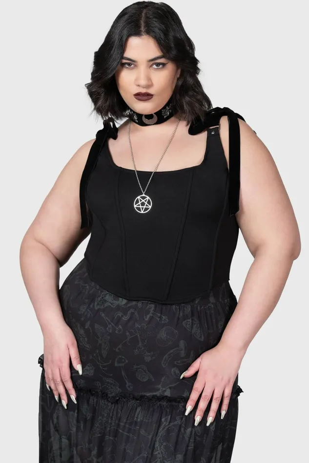 Women Corsets Killstar Flora Corset Top