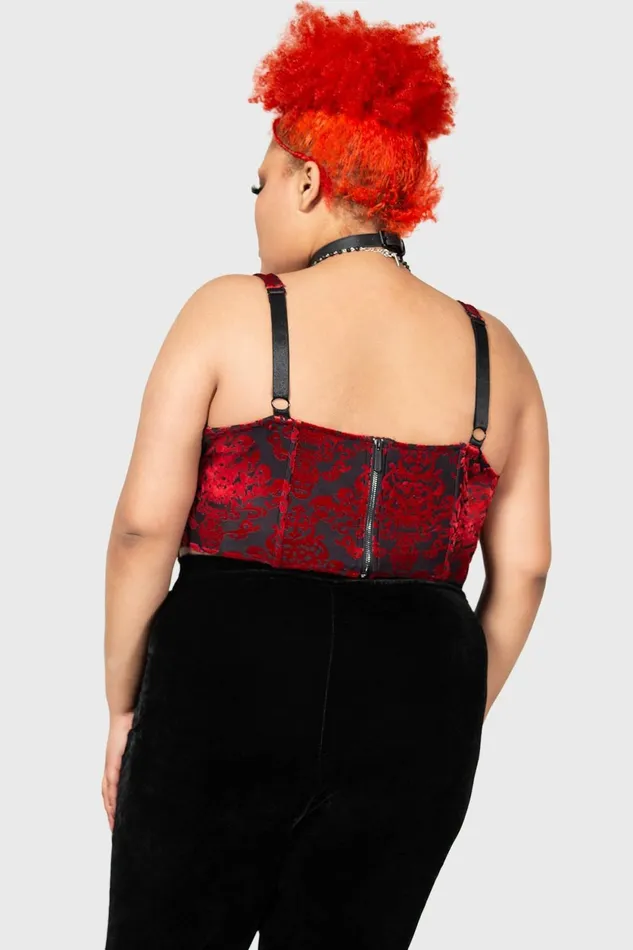 Women Corsets Killstar Snarl Corset Top
