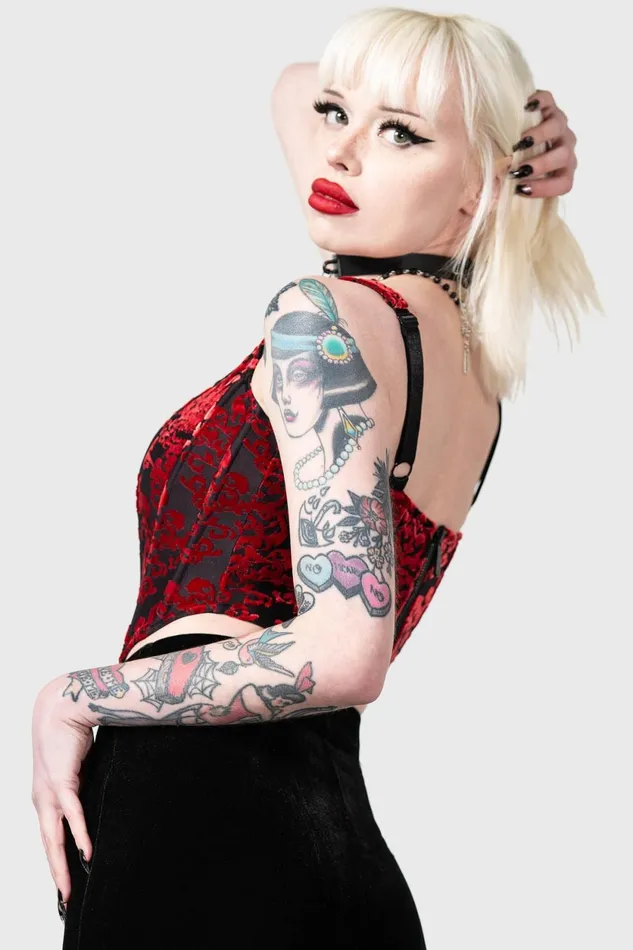 Women Corsets Killstar Snarl Corset Top