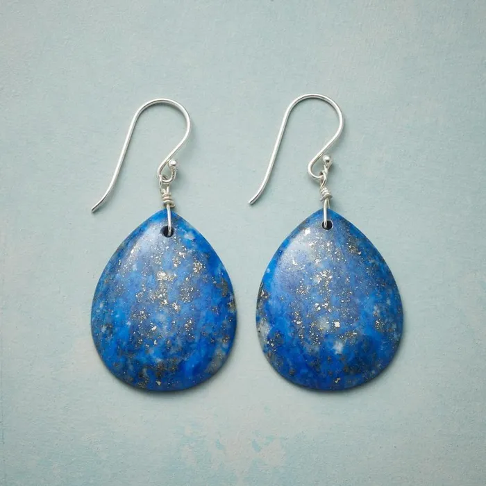 Women Cosmic View Lapis Earrings Sundance Catalog Earrings