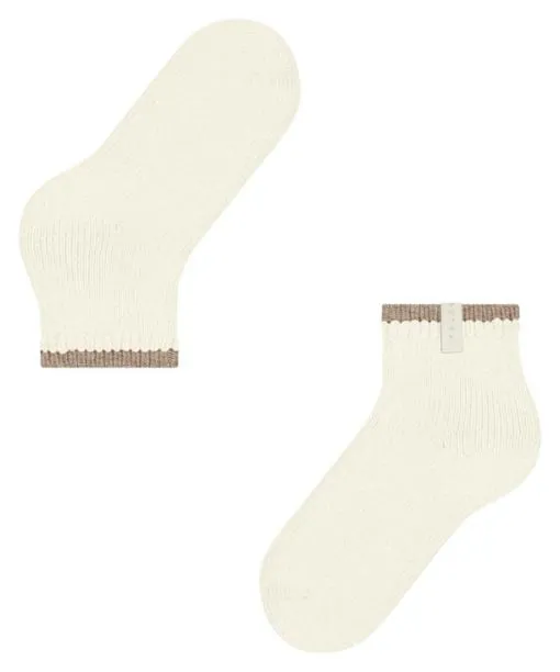 Women Cosy Plush Women Short Sock Woolwhite FALKE Socks