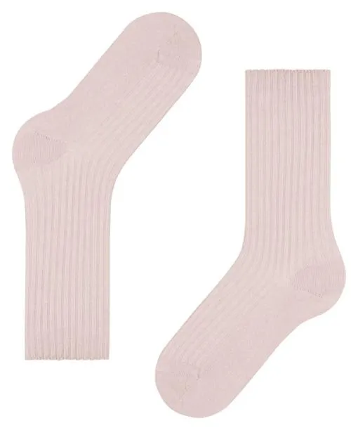 Women Cosy Wool Boot Women Socks Light Pink FALKE Socks