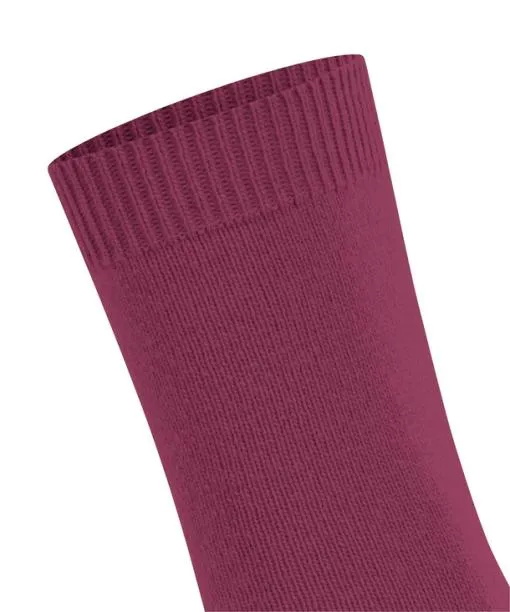 Women Cosy Wool Women Socks Red Plum FALKE Socks