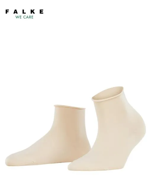 Women Cotton Touch Women Short Sock Cream FALKE Socks
