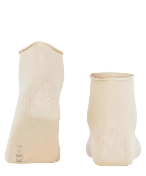 Women Cotton Touch Women Short Sock Cream FALKE Socks
