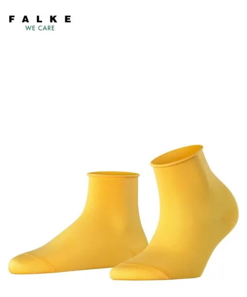 Women Cotton Touch Women Short Sock Mustard FALKE Socks