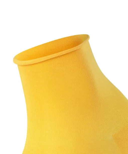 Women Cotton Touch Women Short Sock Mustard FALKE Socks