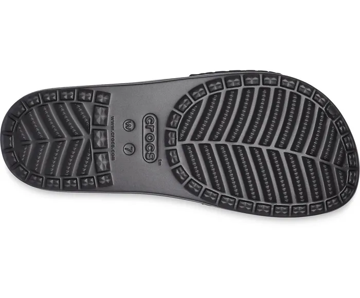 Women Crocs Sloane Snake Low Slide Black Crocs Sandals