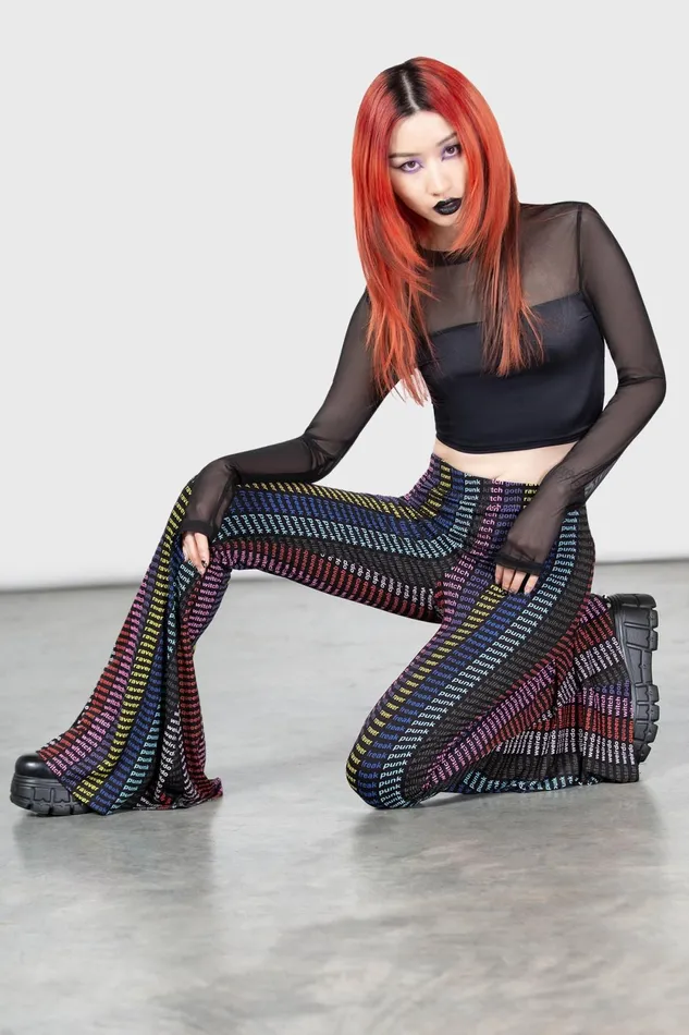 Women Crop Killstar Ghoul Sweat Crop Top