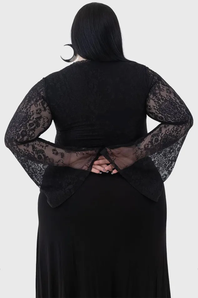 Women Crop Killstar Serphent Top