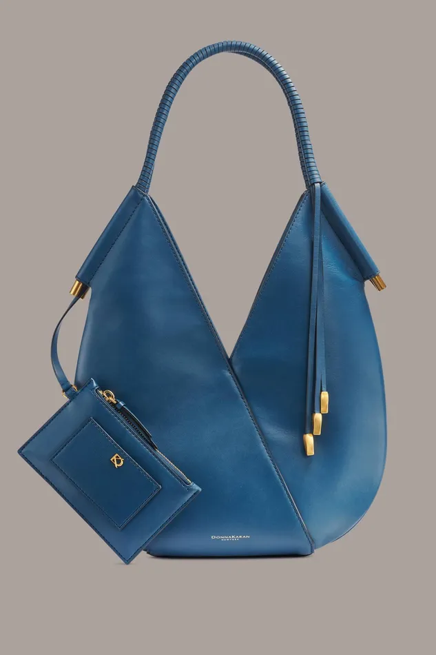 Women Crossbody Bags And Satchels Donna Karan BALDWIN MINI SHOULDER BAG Peacock Women Crossbody Bags And Satchels Donna Karan BALDWIN MINI SHOULDER BAG Peacock