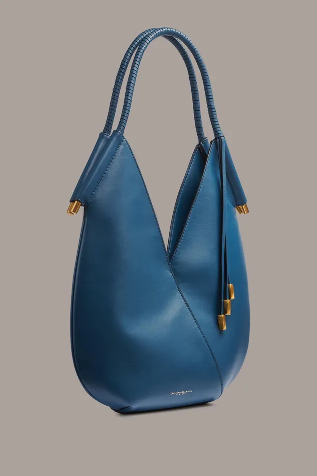 Women Crossbody Bags And Satchels Donna Karan BALDWIN MINI SHOULDER BAG Peacock