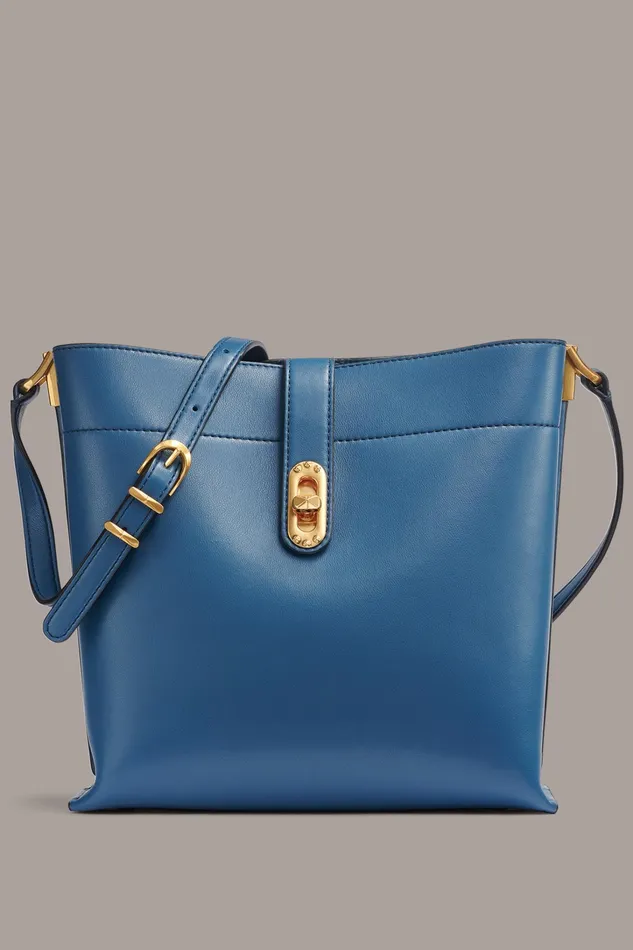 Women Crossbody Bags And Satchels Donna Karan BRIDGEHAMPTON CROSSBODY Peacock
