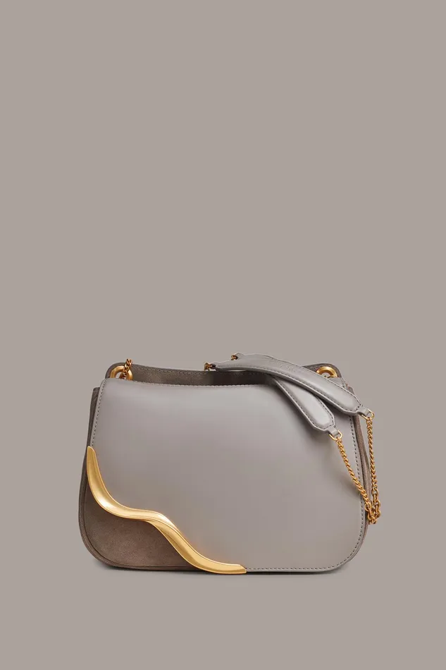 Women Crossbody Bags And Satchels Donna Karan MALVERNE CROSSBODY BAG Cloud