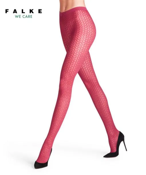 Women Cryptogram 30 DEN Women Tights Red Plum FALKE Tights and Leggings