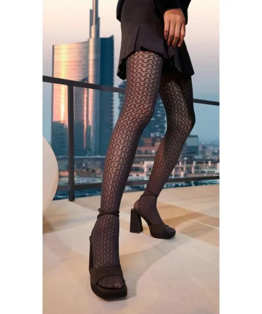 Women Cryptogram 30 DEN Women Tights Red Plum FALKE Tights and Leggings