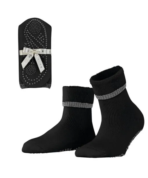 Women Cuddle Pads XMas Women Socks Black FALKE Socks