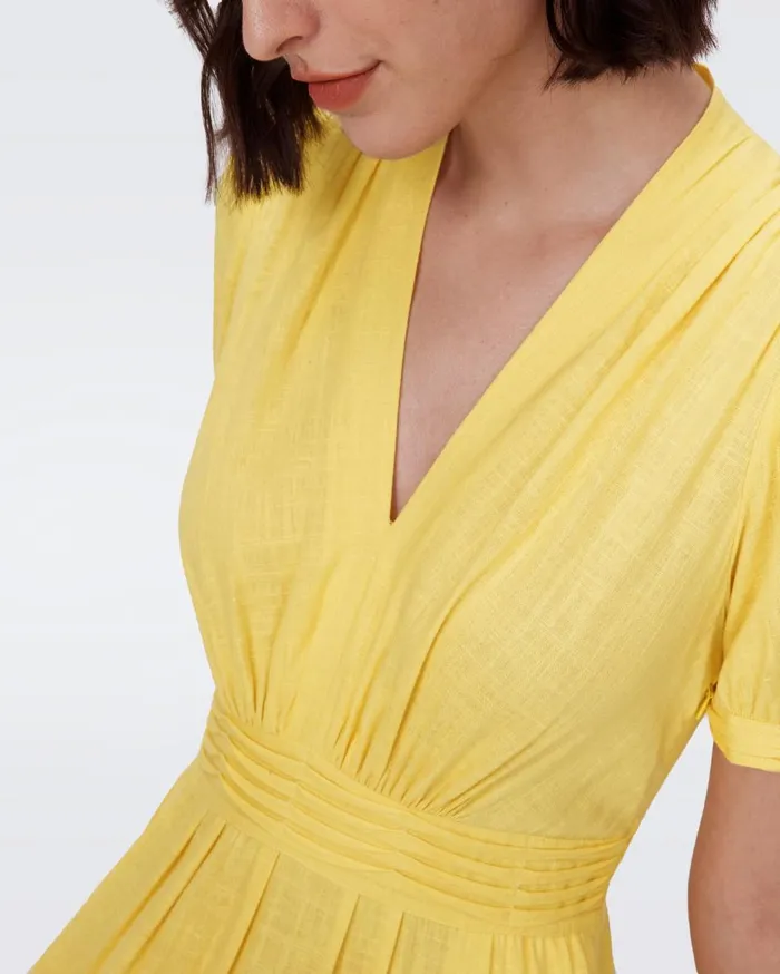 Women Darby Dress Lemon DVF Dresses