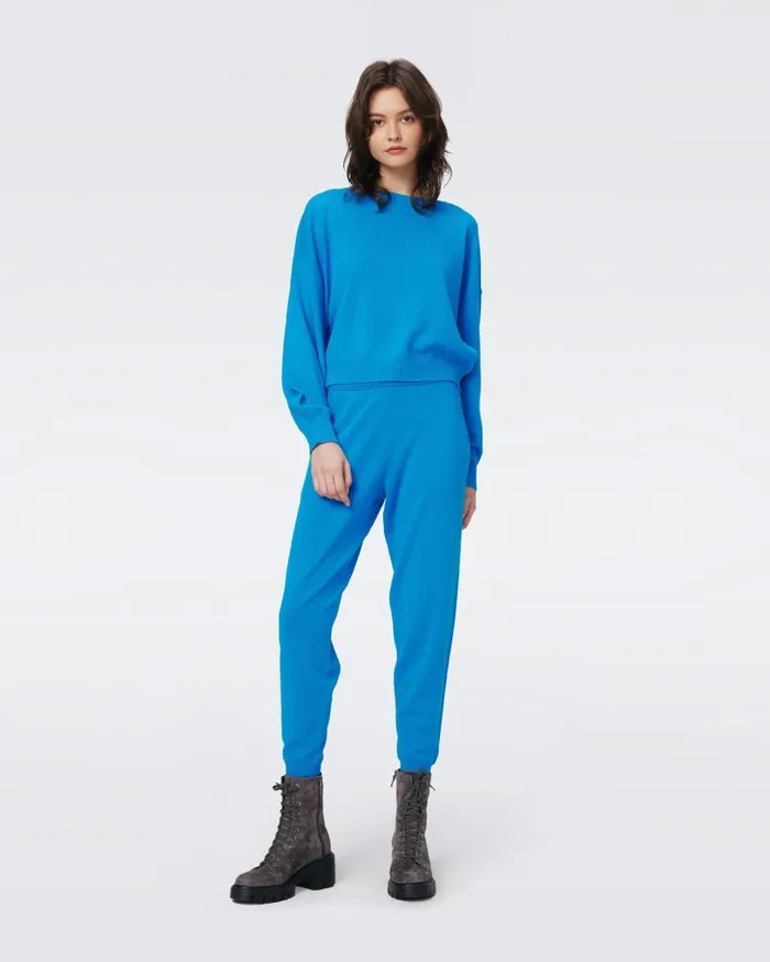 Women Delano Pants Peacock DVF Pants and Shorts