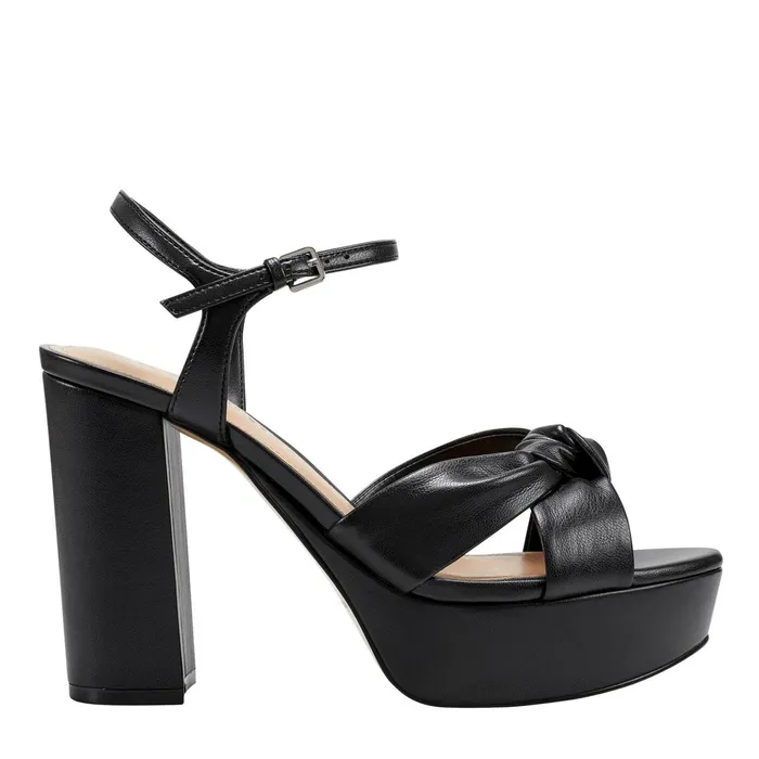 Women Deren Platform Sandal Black Marc Fisher Sandals