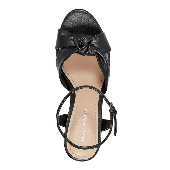 Women Deren Platform Sandal Black Marc Fisher Sandals