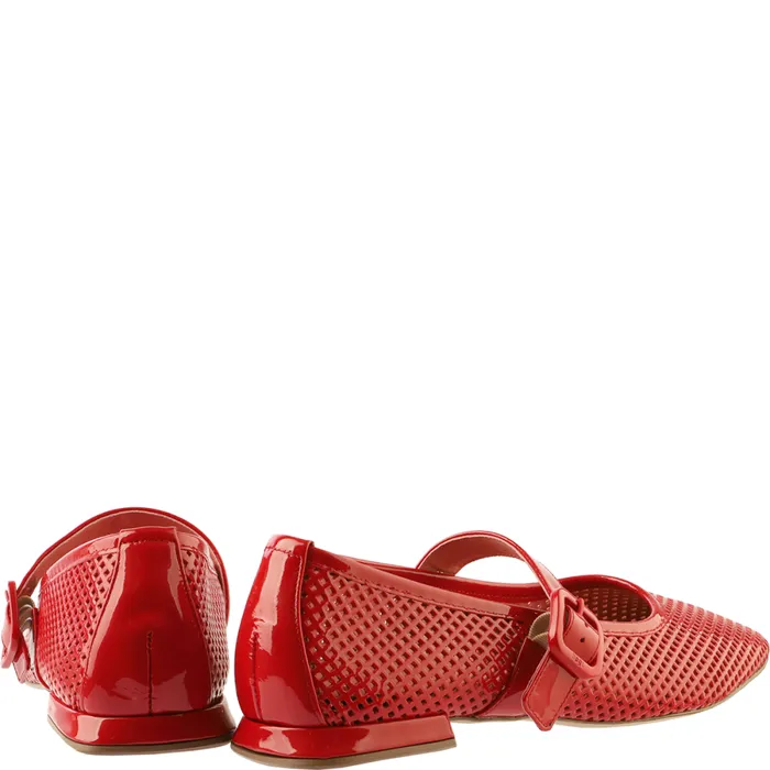 Women Dolly Ballerinas Red HGL Ballerinas